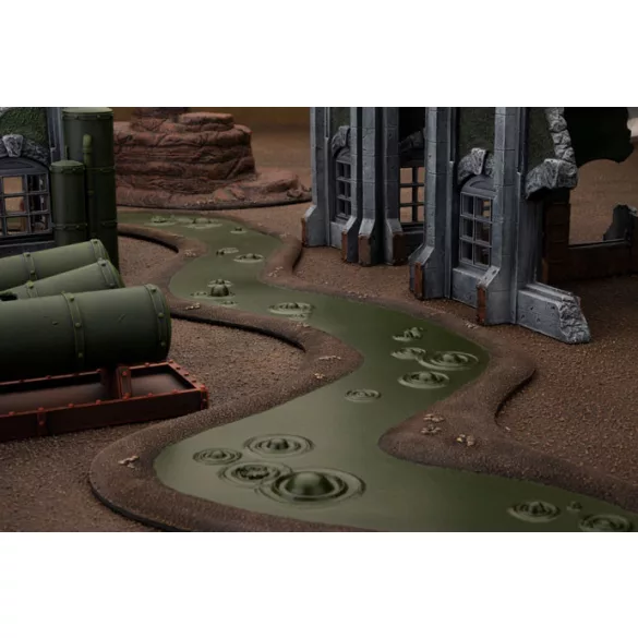Battlefield In A Box - Toxic River (6ft) 30mm