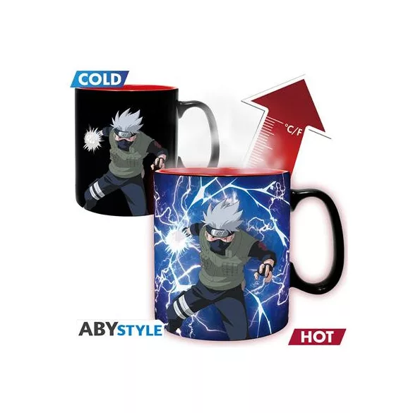NARUTO SHIPPUDEN - Mug HeatChange -460ml- Kakashi/Itachi -cardboard-ABYMUGA502