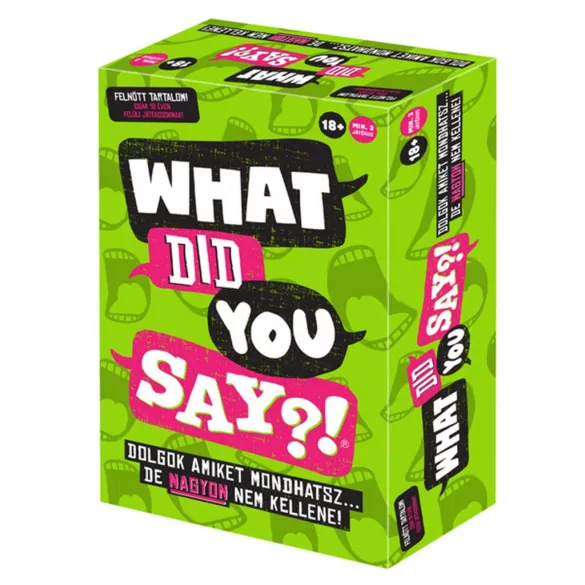 What did you say? társasjáték