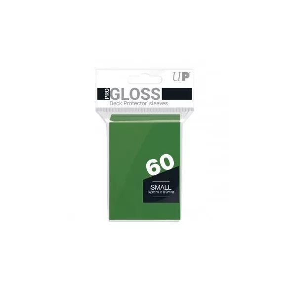 Kártyavédő tok - 62 x 89 mm - 60 darabos -  sötét zöld (Pro Gloss)