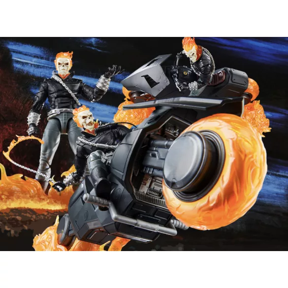 Marvel Legends Series Ghost Rider (Danny Ketch) Action Figure with Hell Cycle