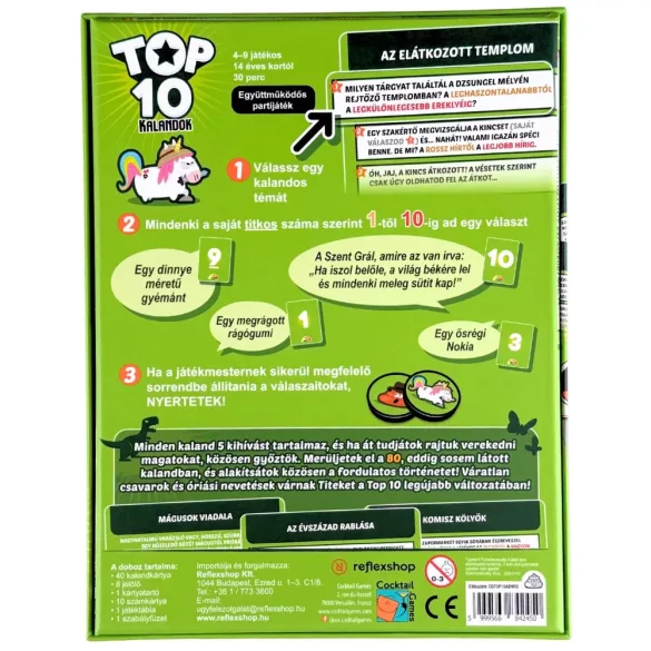 Top10 - Kalandok