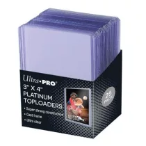 UP - 3" X 4" Ultra Clear Platinum Toploader 25ct