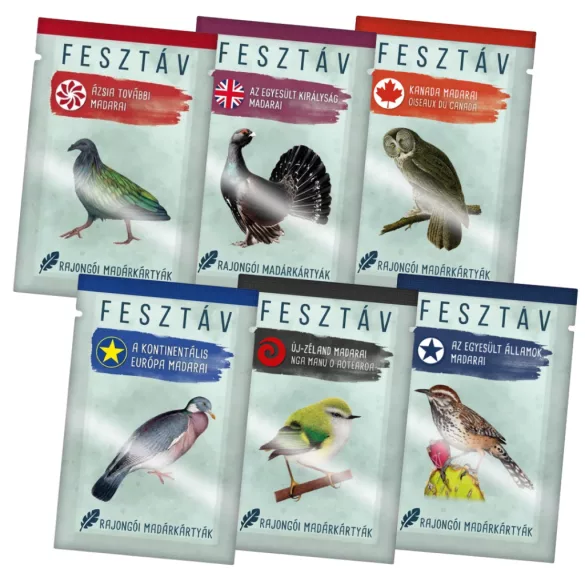 Fesztáv – Rajongói madárkártyapaklik: 1. szett