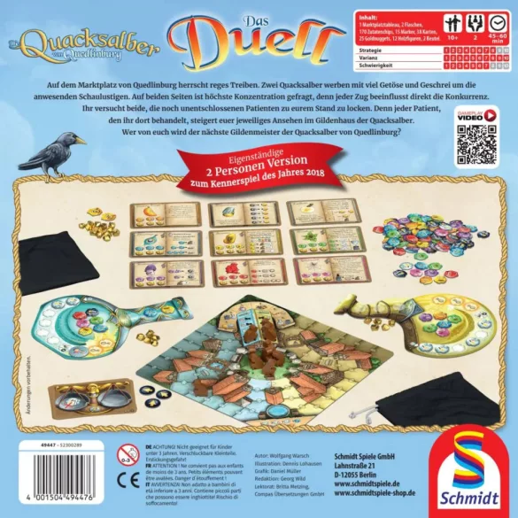 Die Quacksalber von Quedlinburg, Das Duell (Német nyelvű) Társasjáték