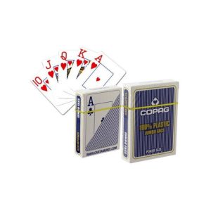 Kártya - COPAG - 100% Póker - plasztik pókerkártya, kék vagy piros