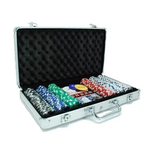 Texas Hold'em Deluxe póker szett (300 db-os)