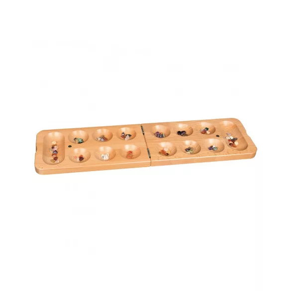 Kalaha üveg gyöngyökkel nem összehajtható- Vari, Mancala