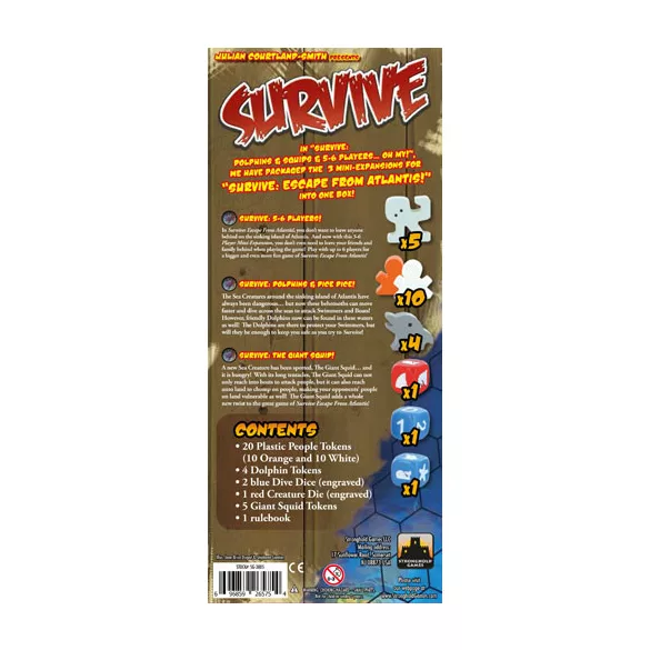 Survive - Dolphins & Squids & 5-6 fős kiegészítő csomag (eng)