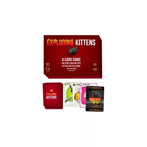 Exploding Kittens replika / kompakt kiszerelés