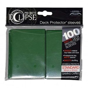 Kártyavédő tok - (100 db) Zöld - 66 mm x 91 mm - Eclipse