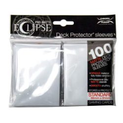   Kártyavédő tok - 66 x 91 mm - 100 darabos - fehér hátlap (Ultra Pro Eclipse)