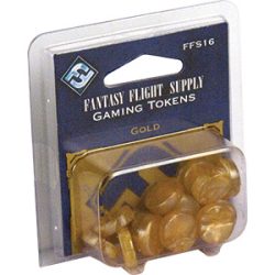   Token - Arany színű társasjáték jelölő (Fantasy Flight supply gaming)