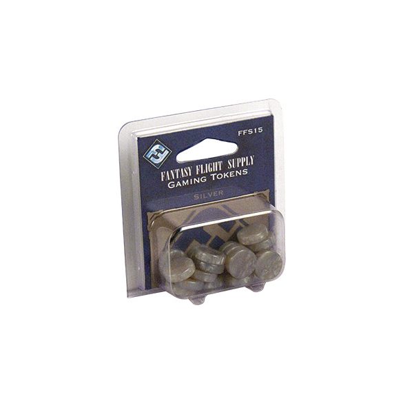 Jelölő token - ezüst (Fantasy Flight supply gaming)
