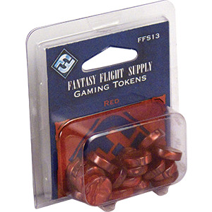 Jelölő token - vörös (Fantasy Flight supply gaming)
