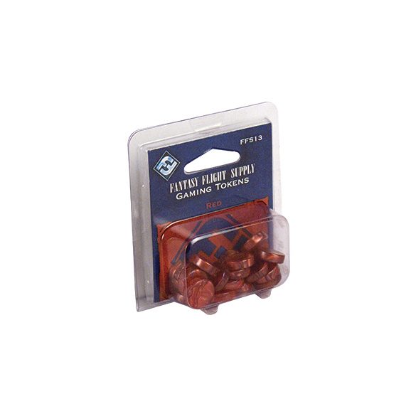 Jelölő token - vörös (Fantasy Flight supply gaming)