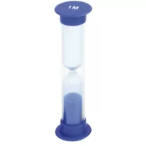 Homokóra, 1 perces - 90 x d:25 mm - kék