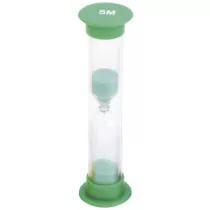 Homokóra, 5 perces - 90 x d:25 mm - zöld