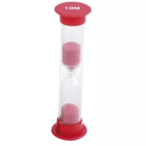 Homokóra, 10 perces - 90 x d:25 mm - piros