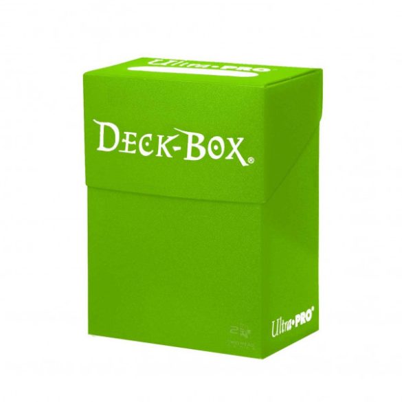 Deck Box - kártya tartó doboz - Világos zöld (Ultra Pro)