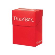 Deck Box - kártya tartó doboz - szolid piros (Ultra pro)