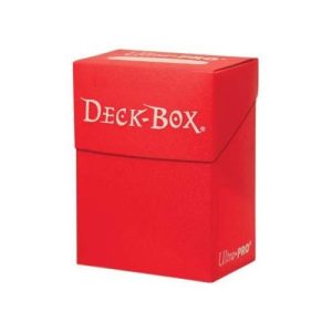 Deck Box - kártya tartó doboz - Szolid piros (Ultra Pro)