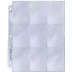 Kártyatartó mappa - bővítő lap - 9 helyes (Ultra pro - Silver series)