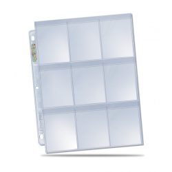  Kártyatartó mappa - bővítő lap - 9 helyes (Ultra pro - Platinum series)