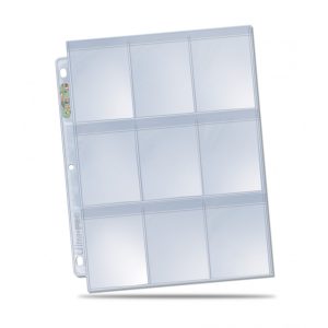 Kártyatartó mappa - bővítő lap - 9 helyes (Ultra pro - Platinum series)
