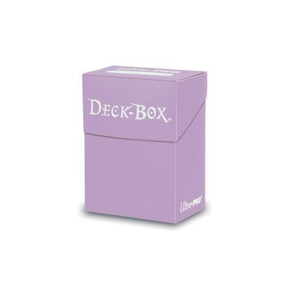 Deck Box - kártya tartó doboz - szolid lila (Ultra pro)