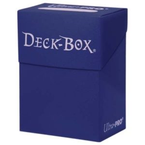 Deck Box - kártya tartó doboz - szolid kék (Ultra pro)