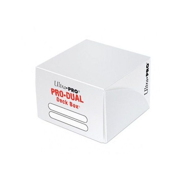 Dual Deck Box - kártya tartó doboz - Fehér (Ultra Pro)