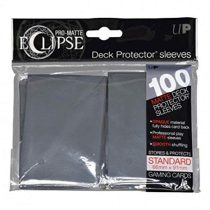   Kártyavédő tok - 66 x 91 mm - 100 darabos - szürke hátlap (Ultra Pro Eclipse)