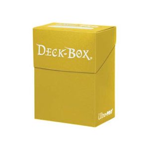 Deck Box - kártya tartó doboz - sárga (Ultra pro)