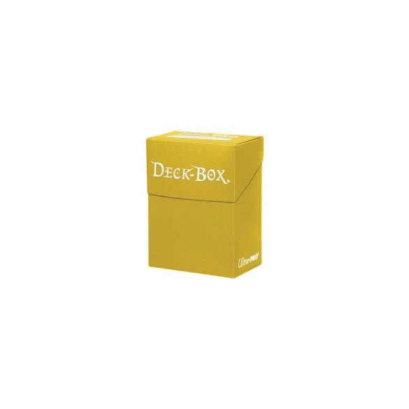 Deck Box - kártya tartó doboz - sárga (Ultra pro)