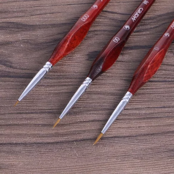 Modellező ecset szett (3 darabos)