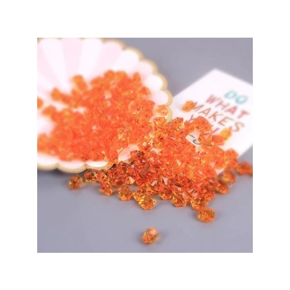 Acryl kristály - narancs
