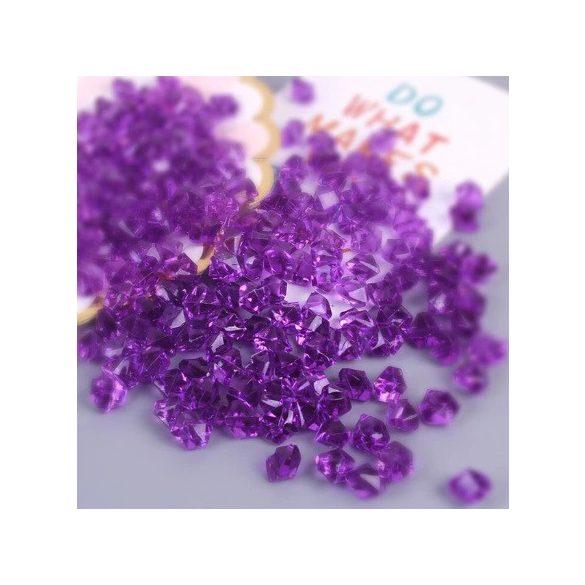 Acryl kristály - halvány lila