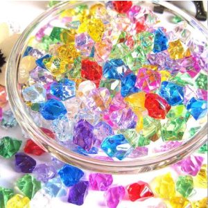 Jelölő token - halvány multicolor (Acryl kristály)