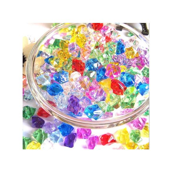 Acryl kristály - halvány multicolor