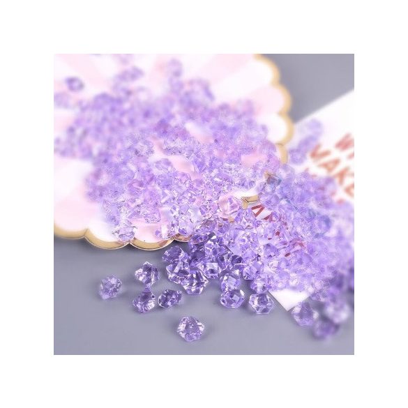 Acryl kristály - halvány viola