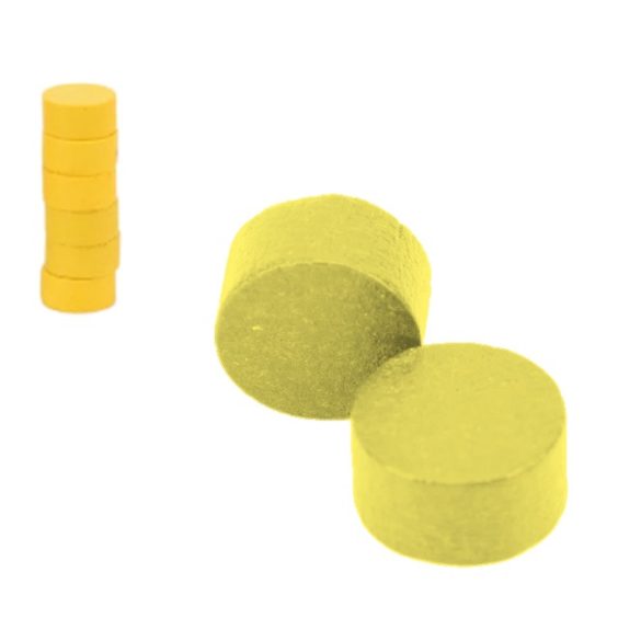 jelölő token - sárga (fa)