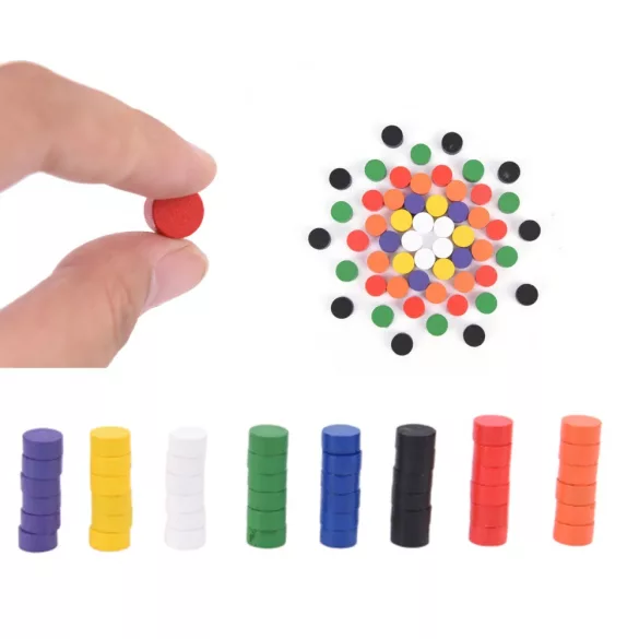 jelölő token - sárga (fa)