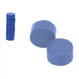 jelölő token - kék (fa)