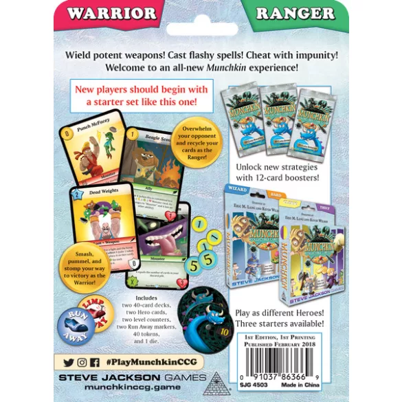 Ranger and Warrior Starter Set: Munchkin CCG (eng)