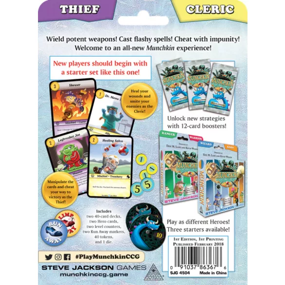 Cleric and Thief Starter Set: Munchkin CCG (eng)
