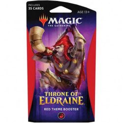 Magic the Gathering Throne of Eldrain theme booster (piros)