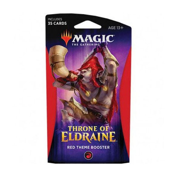 Magic the Gathering Throne of Eldrain theme booster (piros)