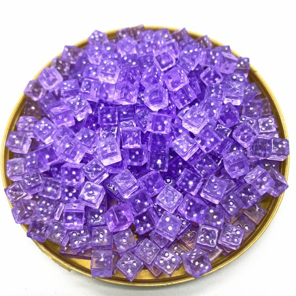 Dobókocka szett - világos lila, 4 mm-es (100 darabos)