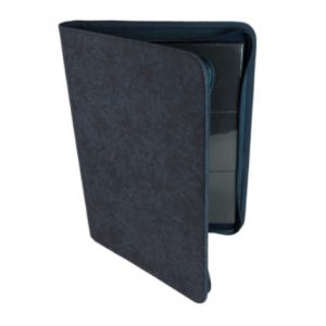 Card binder - kártya tartó mappa prémium cipzáras, kék (9 kártyás)
